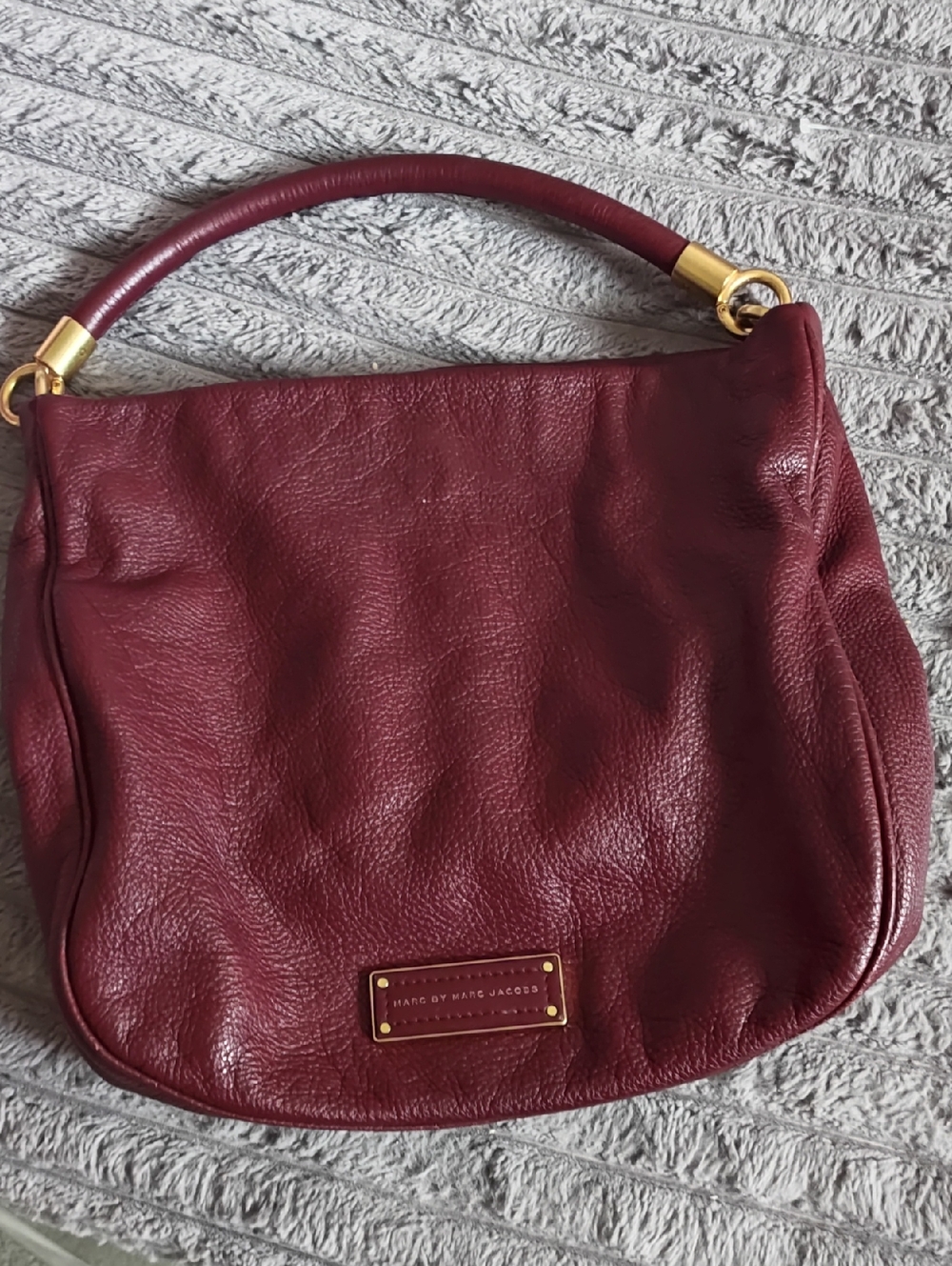 Marc by Marc Jacobs Purple Leather Shoulder Bag